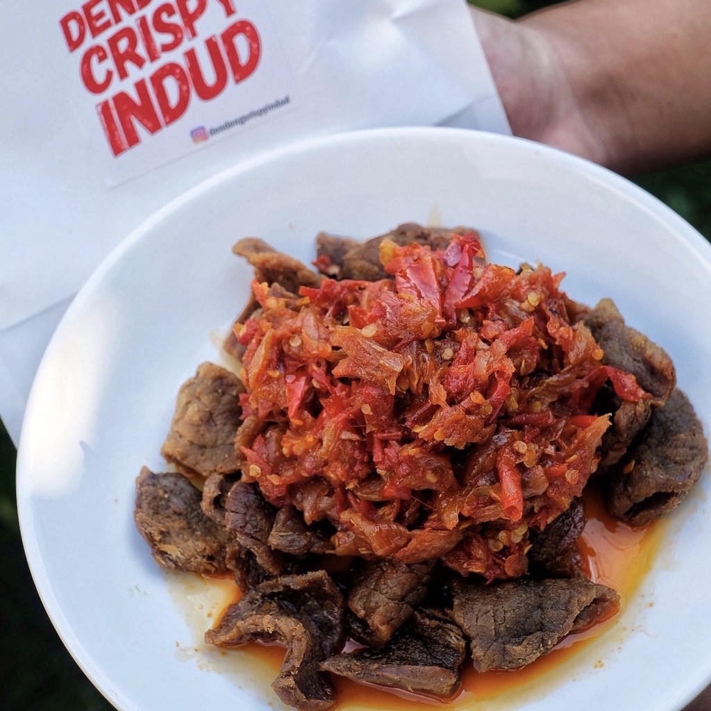Dendeng Sapi Crispy / Kering Indud 125 Gram 250 Gram