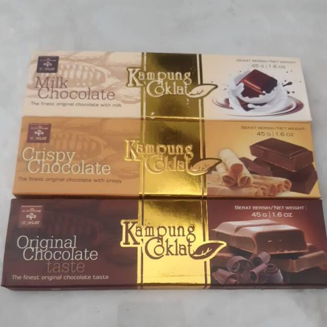 Jual Coklat Bar [45Gram] "Kampung Coklat Blitar" | Shopee Indonesia