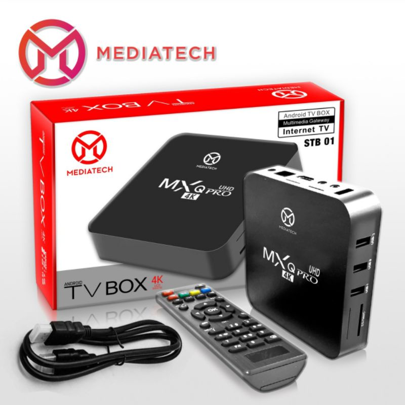 Mediatech Android TV Box OTT 4k 5G Ultra HD STB 01 MXQ PRO 4K 5G