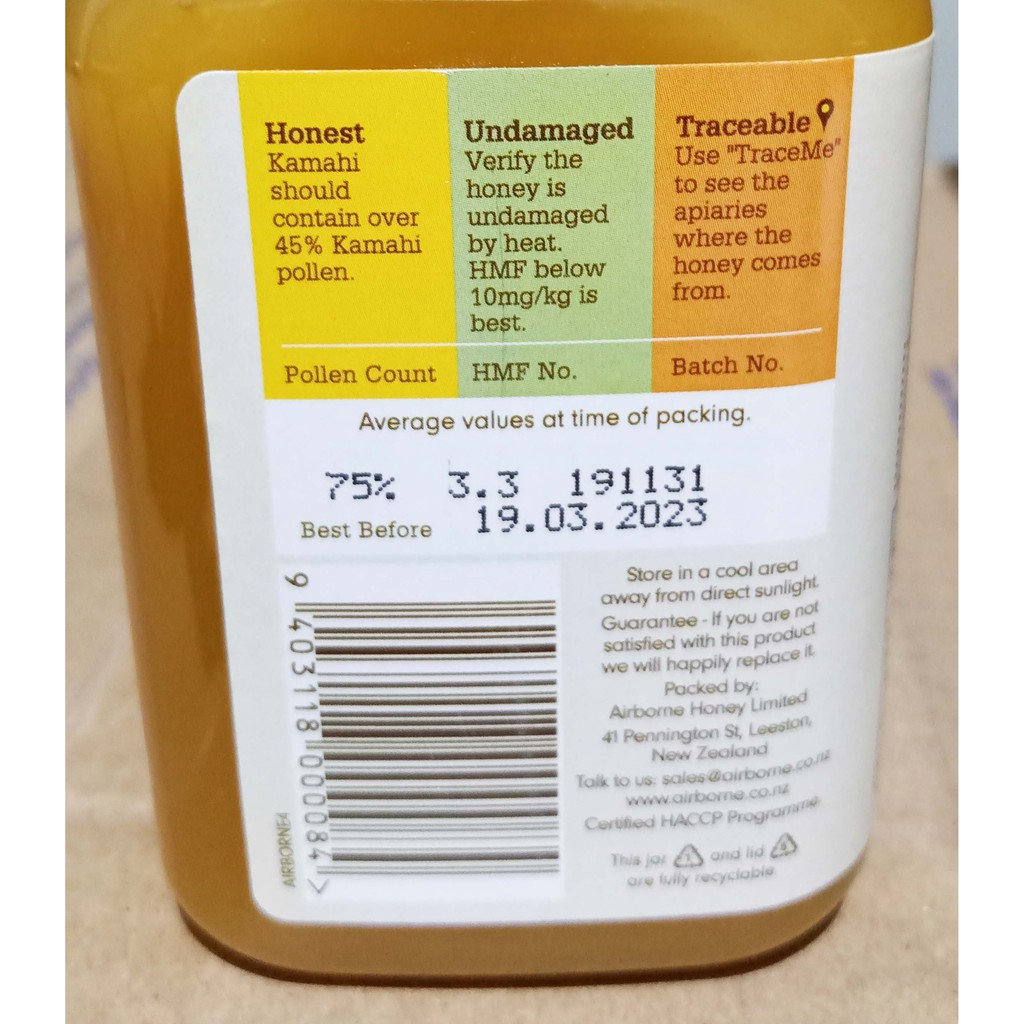 airborne 2023 Jual Madu Kamahi Airborne 500 Gr - Honey Guardian Natural Import Sehat Indonesia|Shopee Indonesia