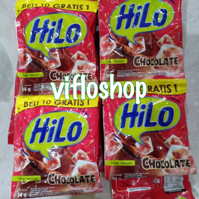 Jual Susu Kalsium Hilo / Hilo Chocolate (10 X 14 Gram) | Shopee Indonesia