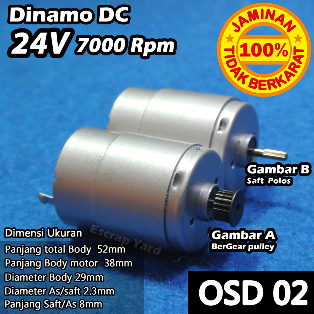 Dinamo DC 12V 24V 38V dan Belt Generator listrik mini | Shopee Indonesia