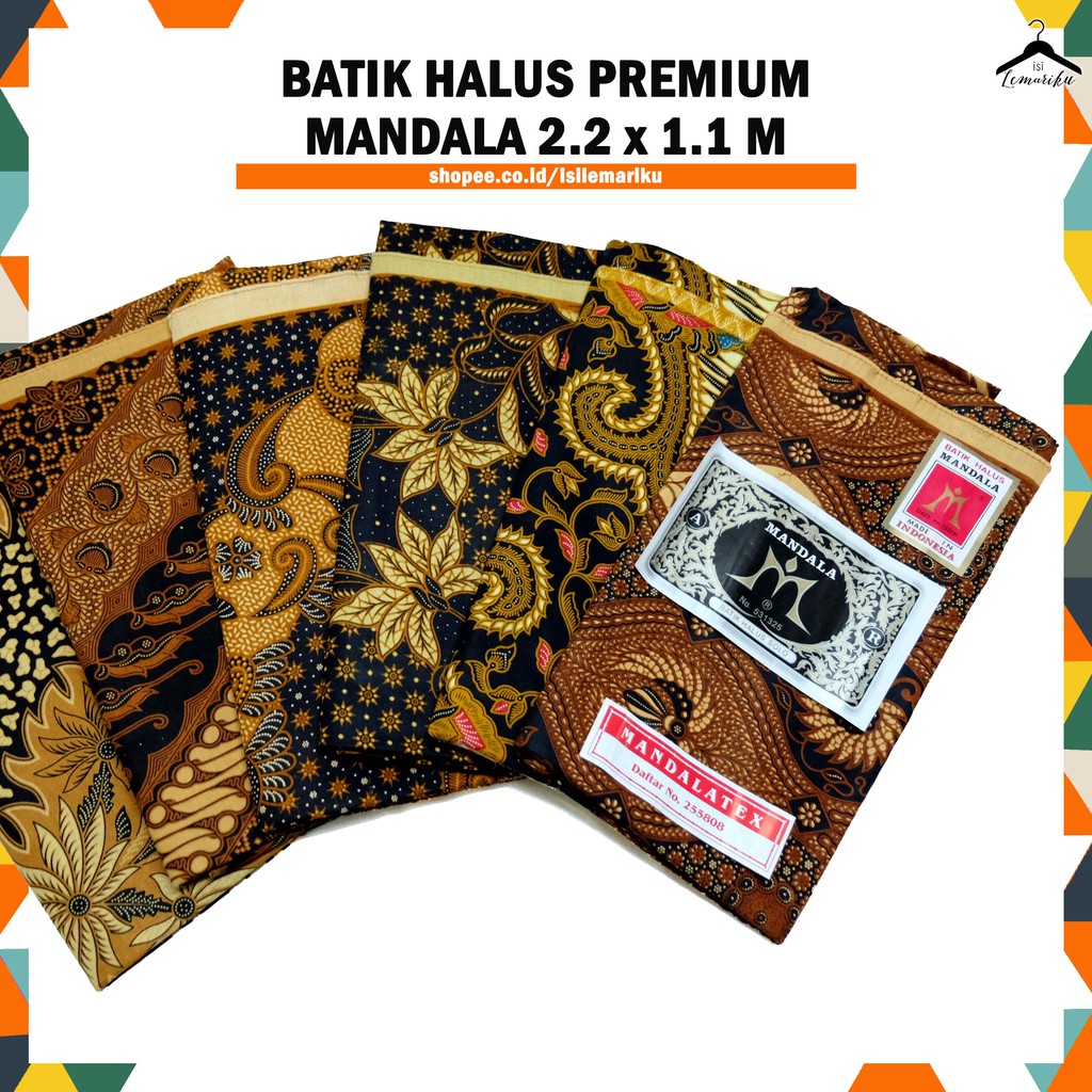 Jual Kain Batik Halus Mandala 20PCS Shopee Indonesia