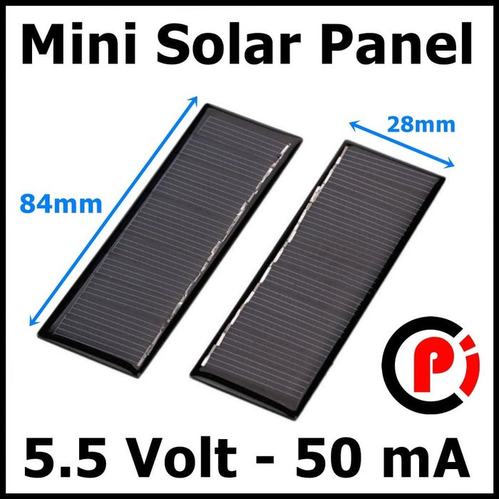 Jual DIY Mini Solar Panel For Toy Solar Light Power Bank 5.5V 50mA