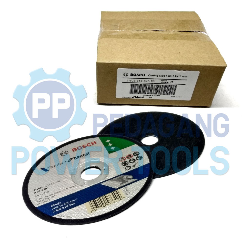 BOSCH BATU GERINDA POTONG BESI MATA GURINDA CUTTING WD 343 1 PAK Shopee Indonesia