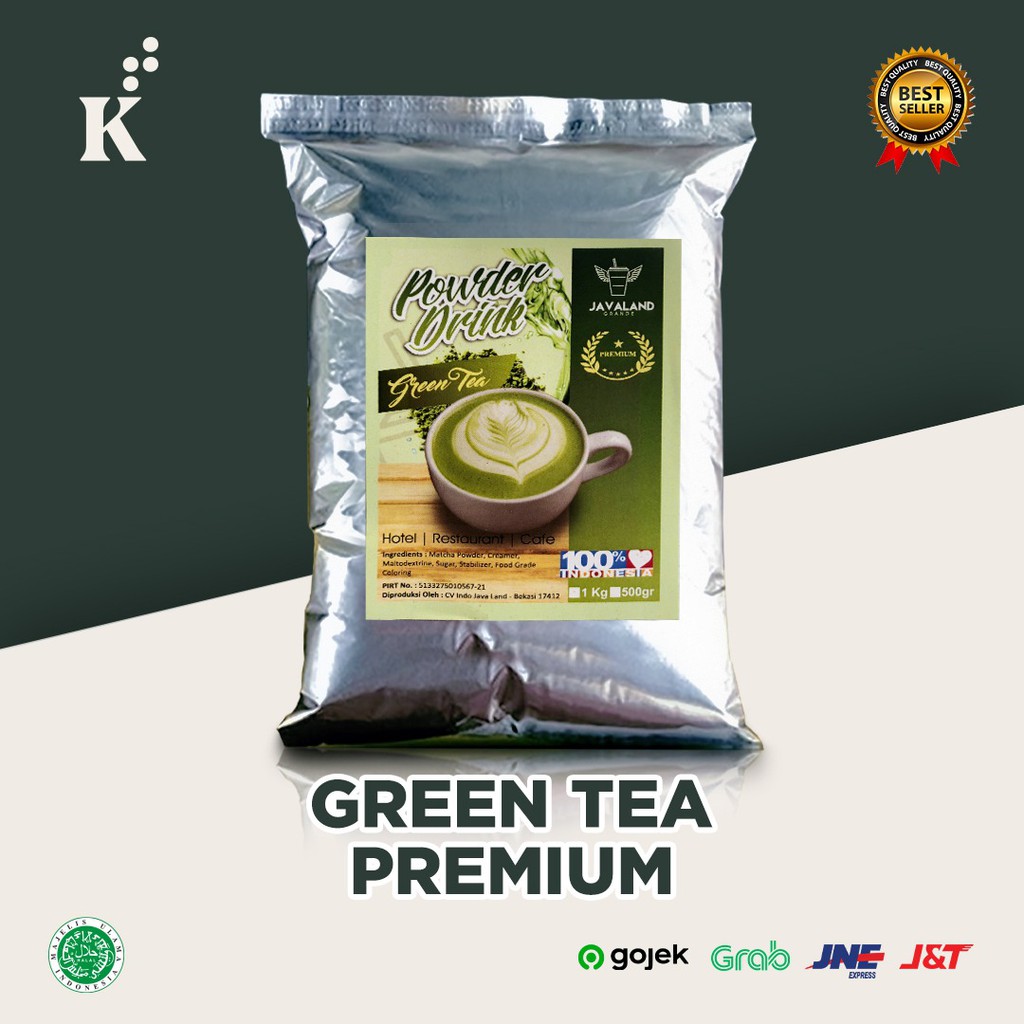 Bubuk Minuman Premium Green Tea JavaLand Grande Shopee Indonesia