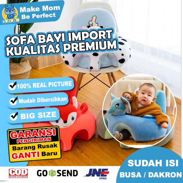 Jual SB2 SOFA BAYI BELAJAR DUDUK MOTIF KARAKTER LUCU KURSI BAYI