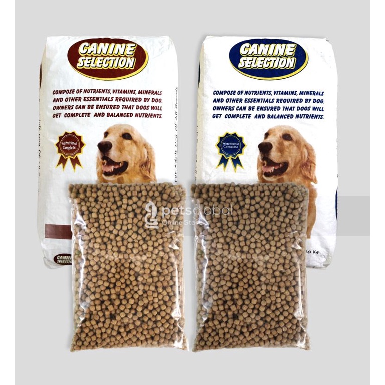 Jual Makanan Anjing CANINE SELECTION DOG Repack 1kg Beef & Lamb