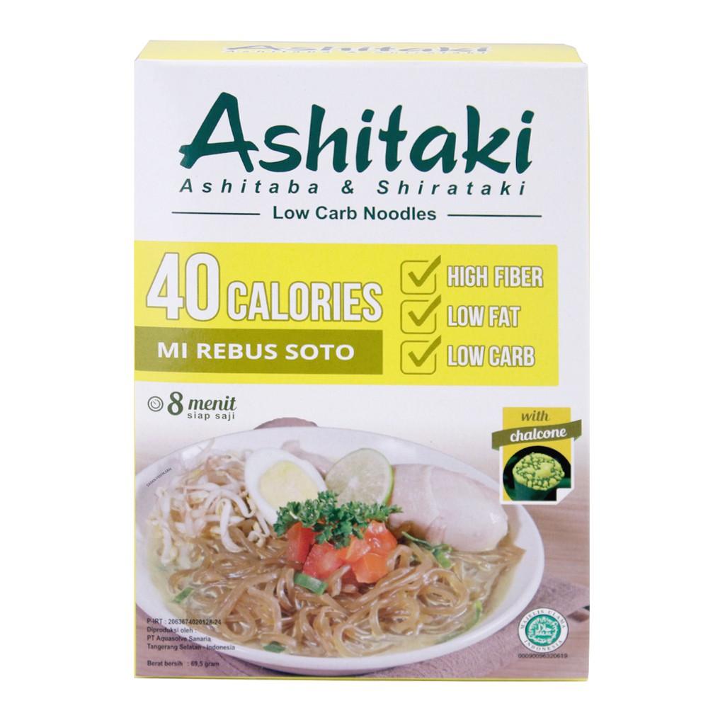 Ashitaki Mi Rebus Soto 75gr Mie Rendah Kalori Shopee Indonesia