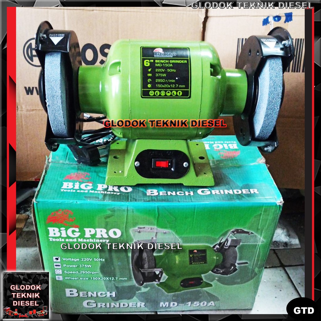 MESIN GERINDA DUDUK 6 INCH BENCH GRINDER 6 INCH 6