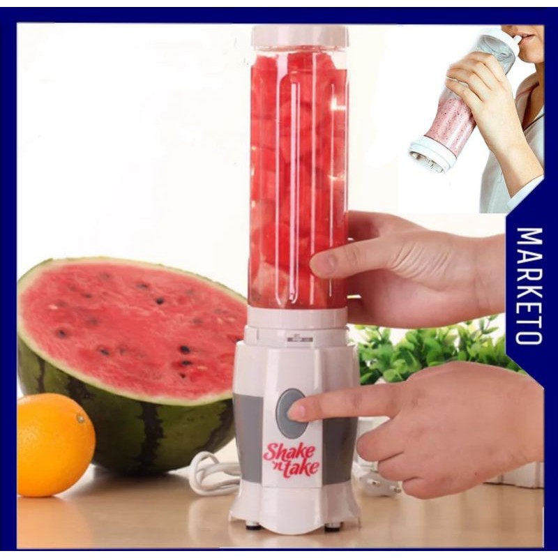 Jual Blender Jus Buah Praktis / Blender Portable Mini / Shake n Take