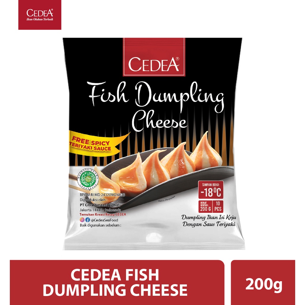 Jual Cedea Fish Dumpling Keju Cheese 200gr Frozen Food Shopee Indonesia