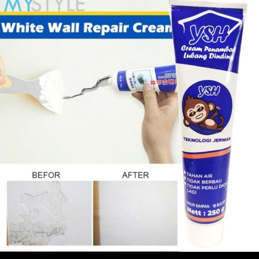 Jual (READY) Dempul tembok retak magic wall repair cream interior