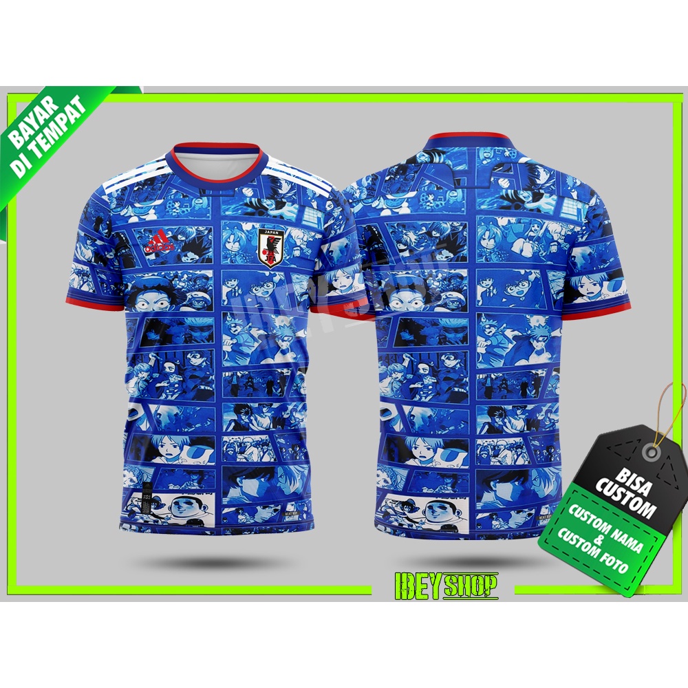 Jual Jersey Jepang Home 2022 Anime Edition Piala Dunia 2022 FREE