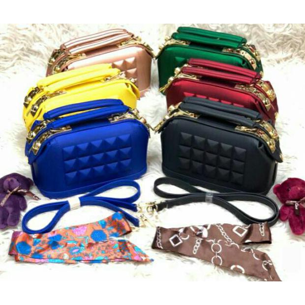 Murah Harga promo. Tas Jelly Mat G Mini Marmont Nagita UK 19cm