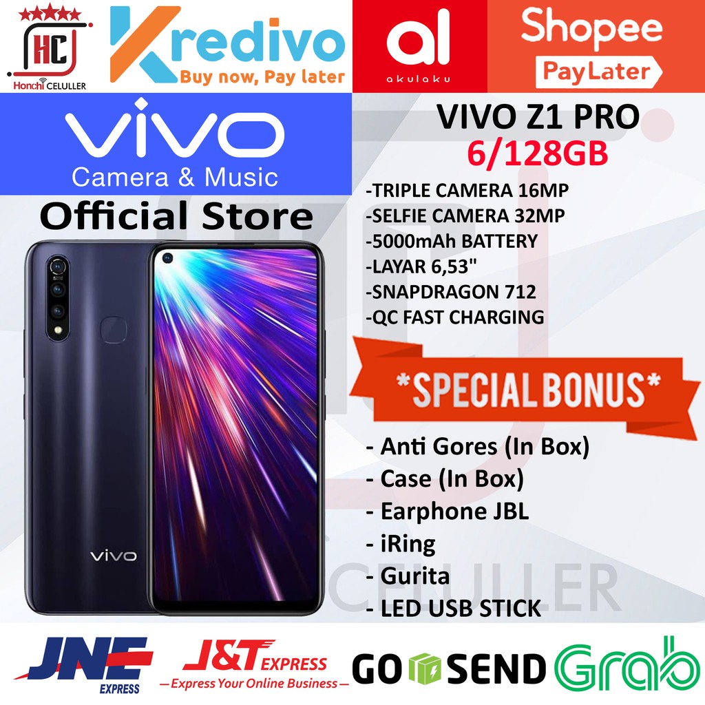 Jual VIVO Z1 PRO 6/128GB GARANSI RESMI ORIGINAL FULL BONUS Shopee