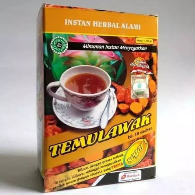 Curcumin Sari Temulawak instant 10 sachet Shopee Indonesia