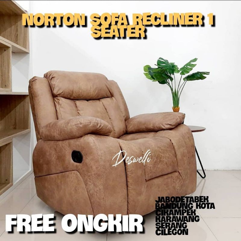 Jual Norton Sofa Recliner/Sofa Goyang 1 dudukan Shopee Indonesia