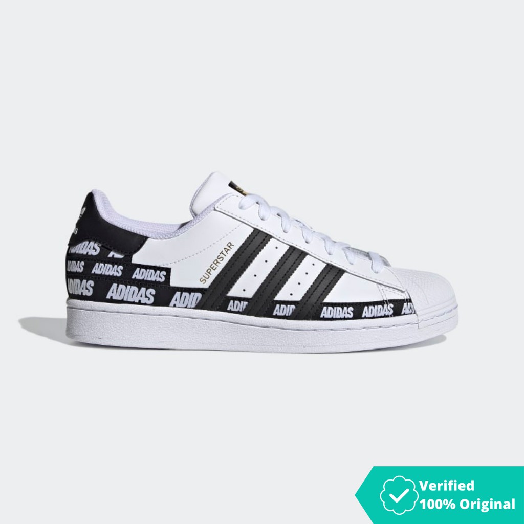 Jual Adidas Superstar Cloud White / Core Black / Gold Metallic | Shopee Indonesia