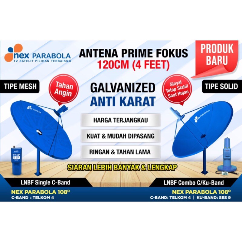 Tips Dapatkan Telkom 4 Dengan Mudah Untuk Parabola C Band harga parabola c band