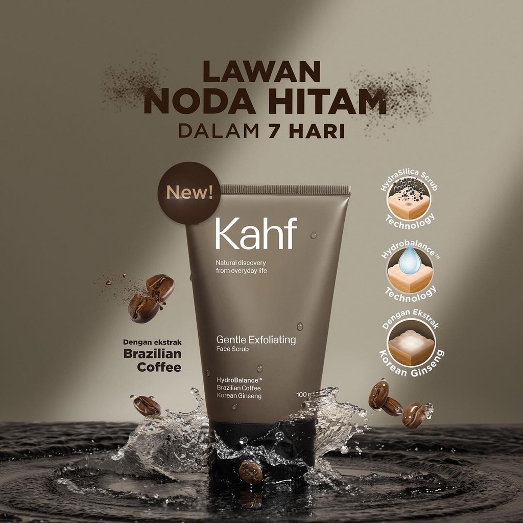 Jual Kahf Gentle Exfoliating Face Scrub 100 ml Shopee Indonesia