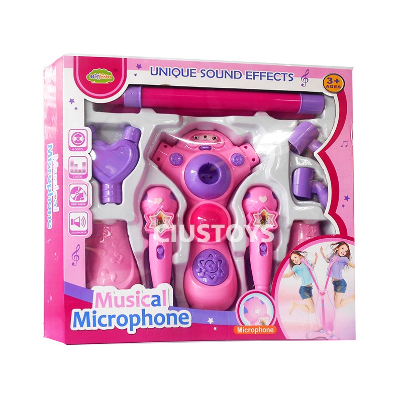 Jual [Cod] Tomikotoys Musical Microphone Unique Sound Pink Mtk002-2G - Mainan Anak Indonesia|Shopee Indonesia