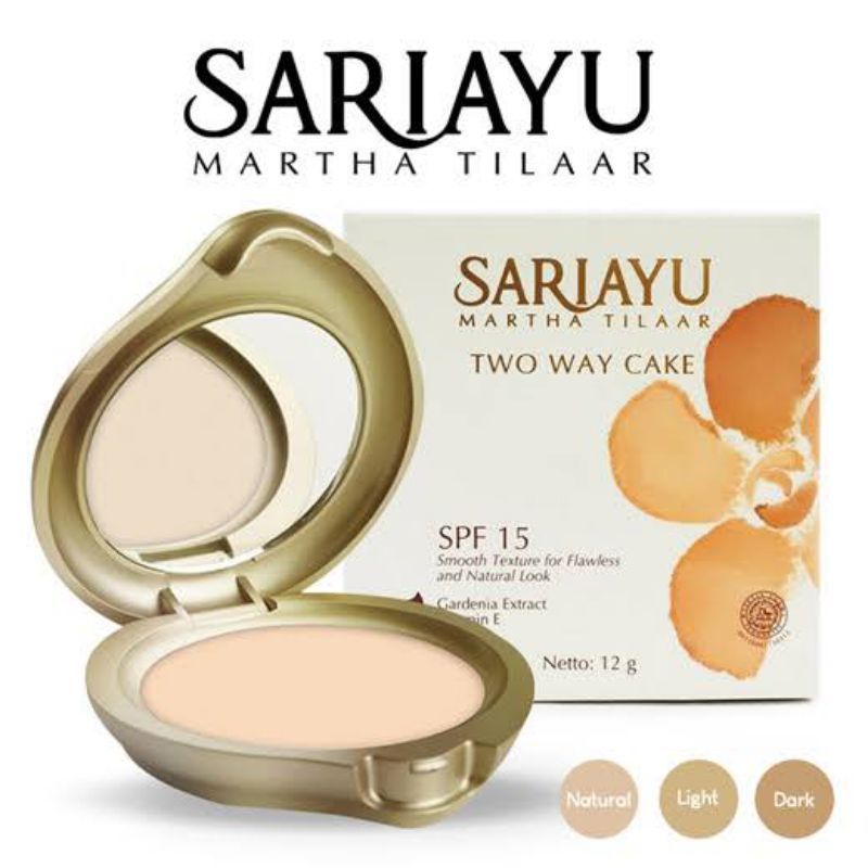 Jual Sariayu Two Way Cake spf 15 02 Natural Shopee Indonesia