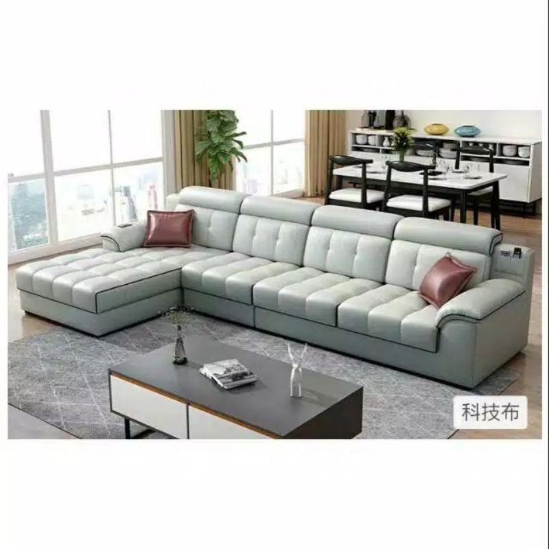 l soffa Jual Soffa Letter L Shape Kulit Kualitas Terbaik Indonesia|Shopee Indonesia