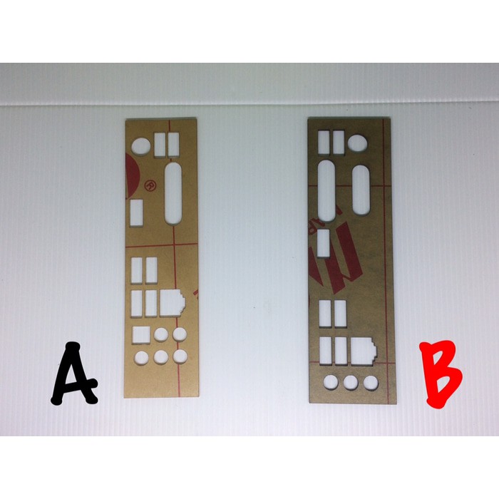 Backpanel / Backplate / IO Shield Motherboard / Mainboard PC Acrylic |  Shopee Indonesia