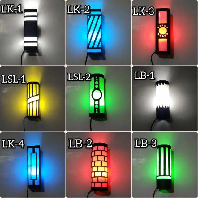 Lampu hias dinding/hias meja lampu tidur nuansa dramtis dan minimalis |  Shopee Indonesia