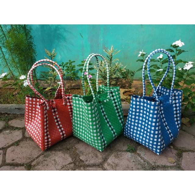 Tas Anyaman untuk Tempat Kotak Nasi / Tas Hajatan / Tas Souvenir Shopee Indonesia