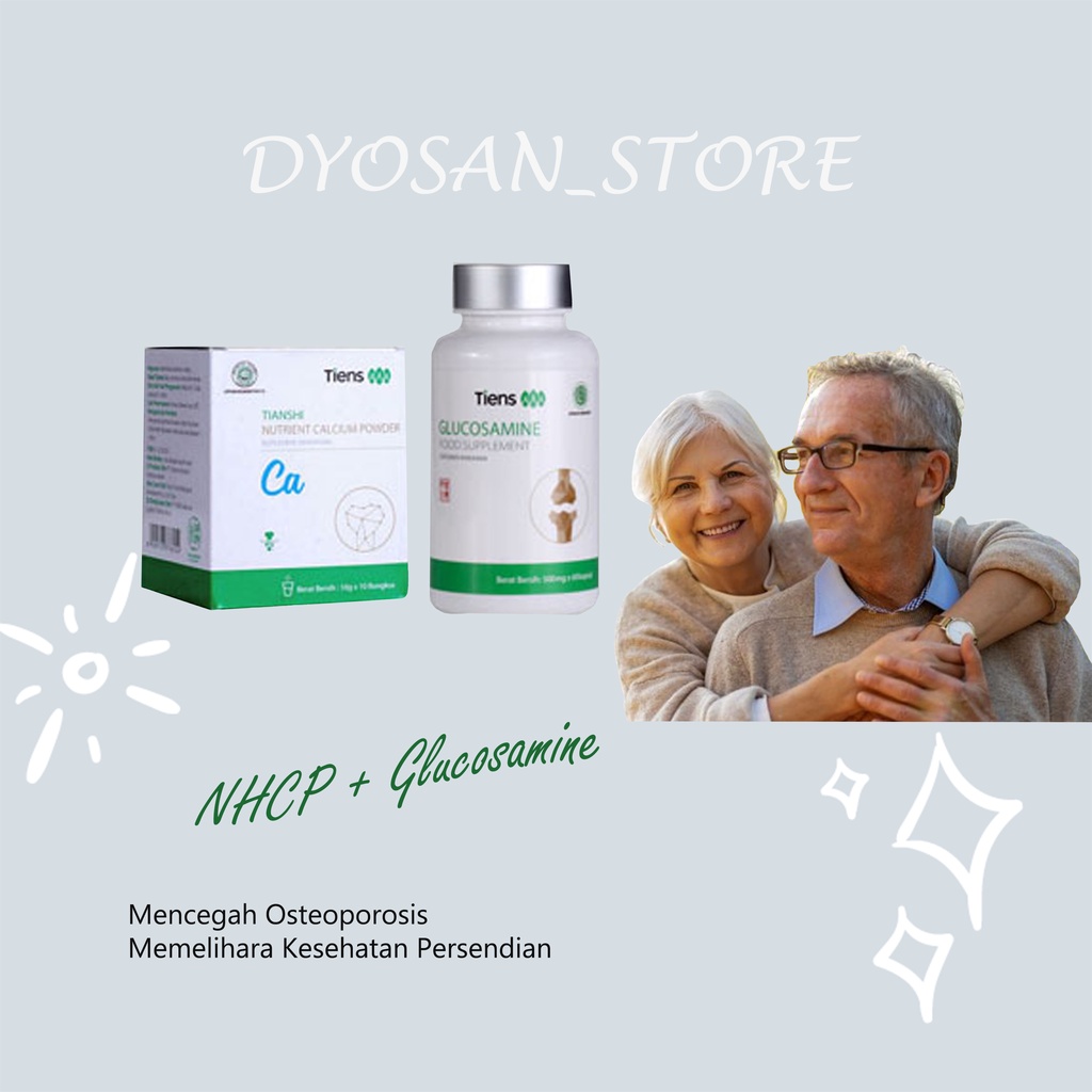 Jual Obat Herbal Untuk Osteoporosis Kalsium Tiens + Glucosamin Tianshi