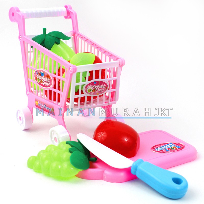 Jual Mainan Anak Murah Aneka Buah Mf 03 Set Keranjang Buah Troli Mainan Masak Masakan Aneka Buah | Shopee Indonesia