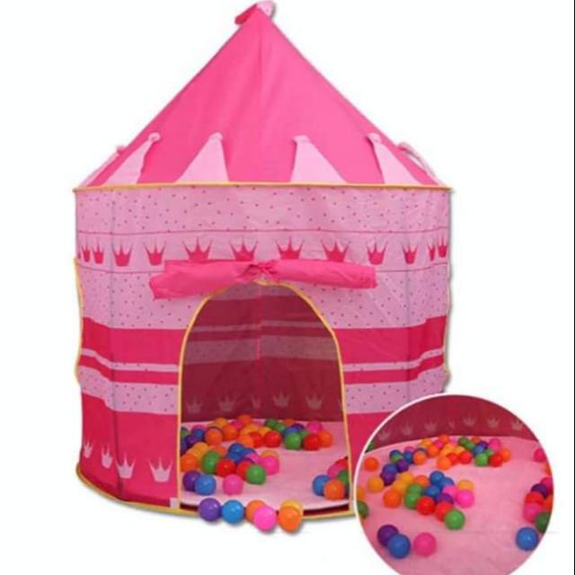 Tenda Castle/Kerucut Pink,Tenda Bermain Anak,Indoor