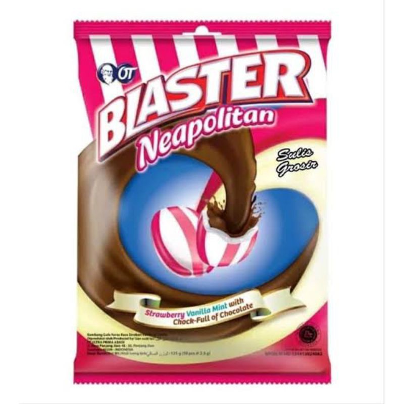 Jual Permen Blaster Isi Coklat 50 Butir 125 Gram / Permen Blaster Murah | Shopee Indonesia