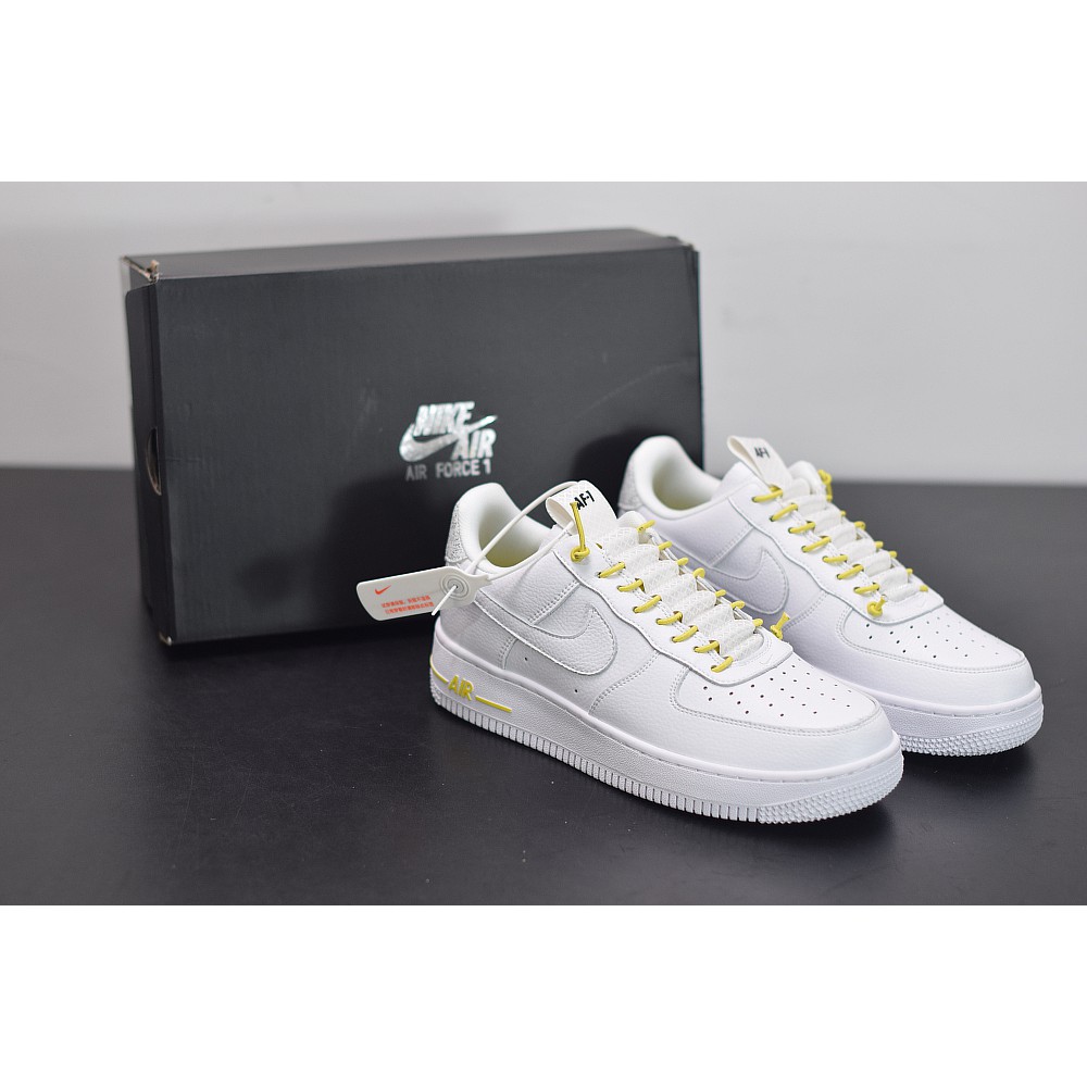 Jual Sepatu Nike Air Force 1 07 Lux White Chrome Yellow Premium Original | Shopee Indonesia