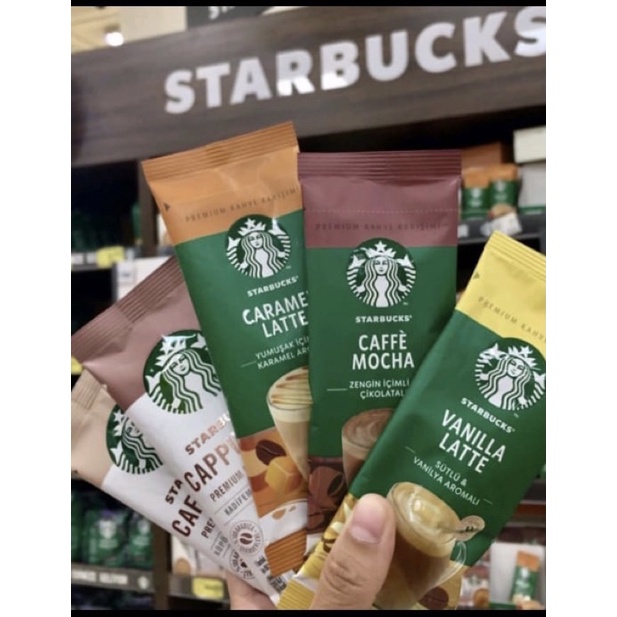 Jual kopi sachet Starbucks asli Turki, expired 2023 Shopee Indonesia