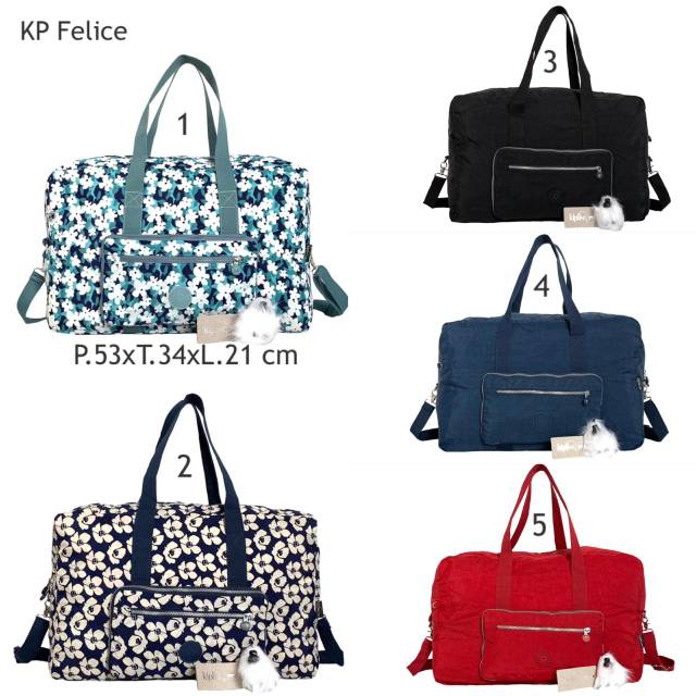 Tas travel wanita pria kipling felice suprem/travel bag