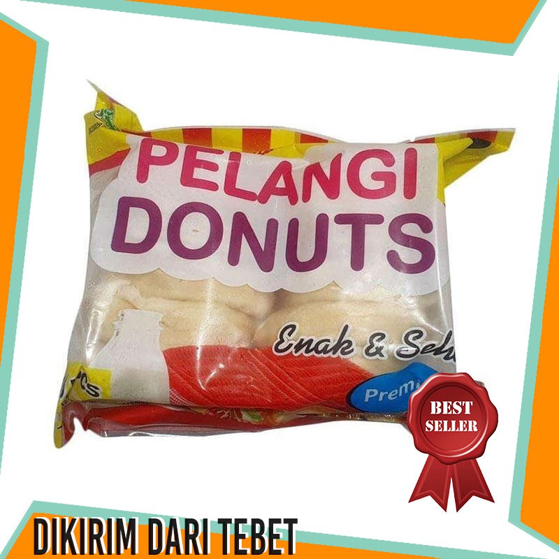 Pelangi Donat Besar isi 10 / Donat Kentang / Frozen Food / Kentang Beku