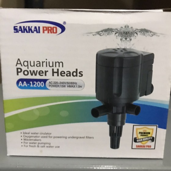 Pompa Aquarium Sakkai Pro AA 1200 Mesin Pompa Air Celup