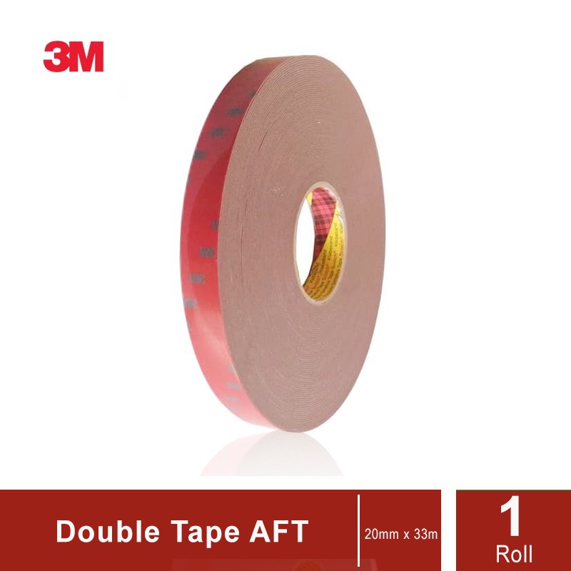 3M AFT Acrylic Foam Tape 5666 - 1.1 mm - 20 mm x 33 m - Double Tape Mobil |  Shopee Indonesia