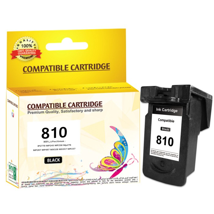 Jual Cartridge Canon PG810 PG810 PG 810 Black Recycle Printer IP2770
