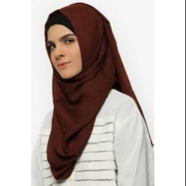 Jual Sale Pashmina Saudia Khusus Warna Coklat Tua | Shopee Indonesia