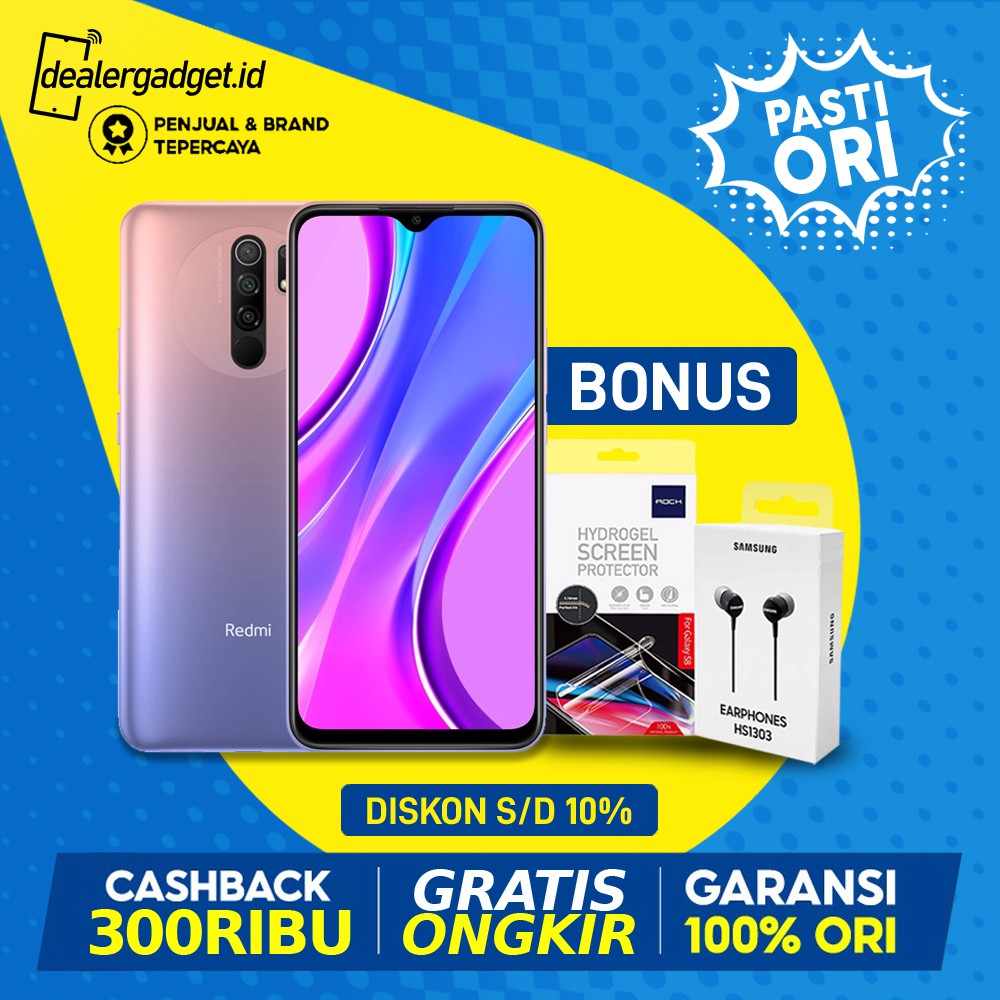 Xiaomi Redmi 9 3/32GB 4/64GB Garansi Resmi Xiaomi