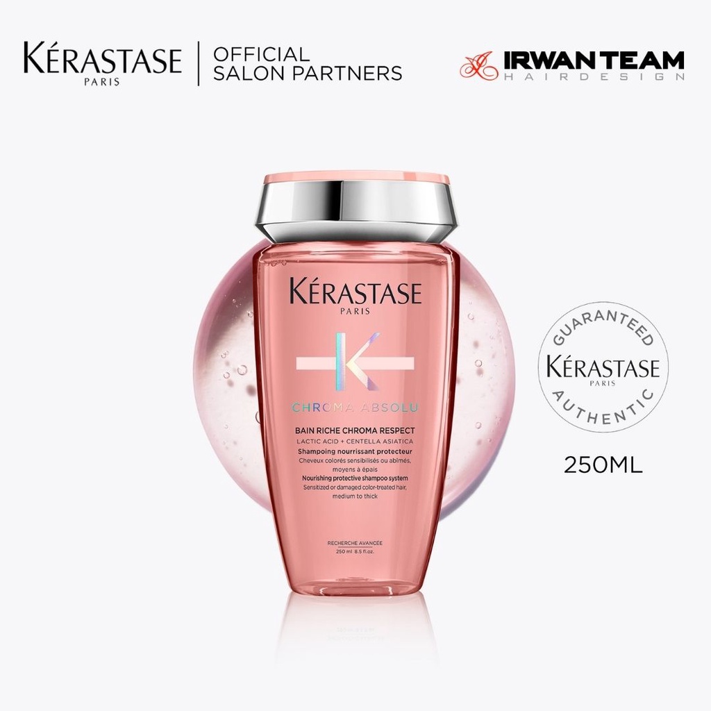 Jual Kerastase Shampoo Rambut Diwarnai Bain Chroma Riche 250ml (Tebal