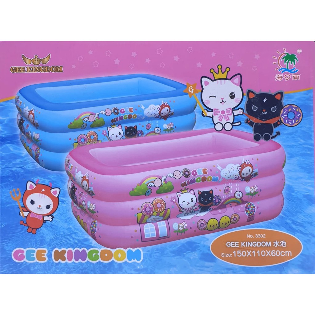Jual Cr Mainan Anak Kolam Renang Karet Anak 1.5M-1.8M Baby Bathttub Kolam Mandi Bayi Swimming Pool | Shopee Indonesia