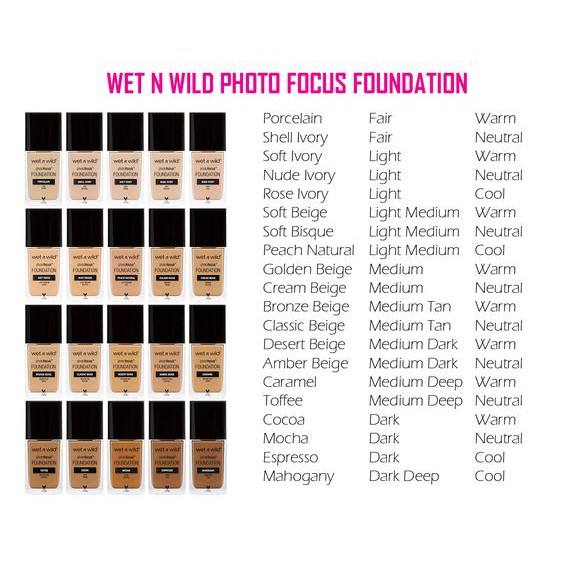 Jual Wet N Wild Photofocus Foundation | Shopee Indonesia