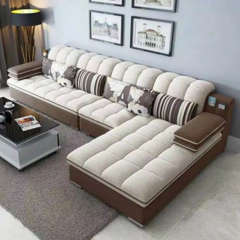l soffa Jual Soffa Letter L Shape Desain Classic Hight Quality Indonesia|Shopee Indonesia