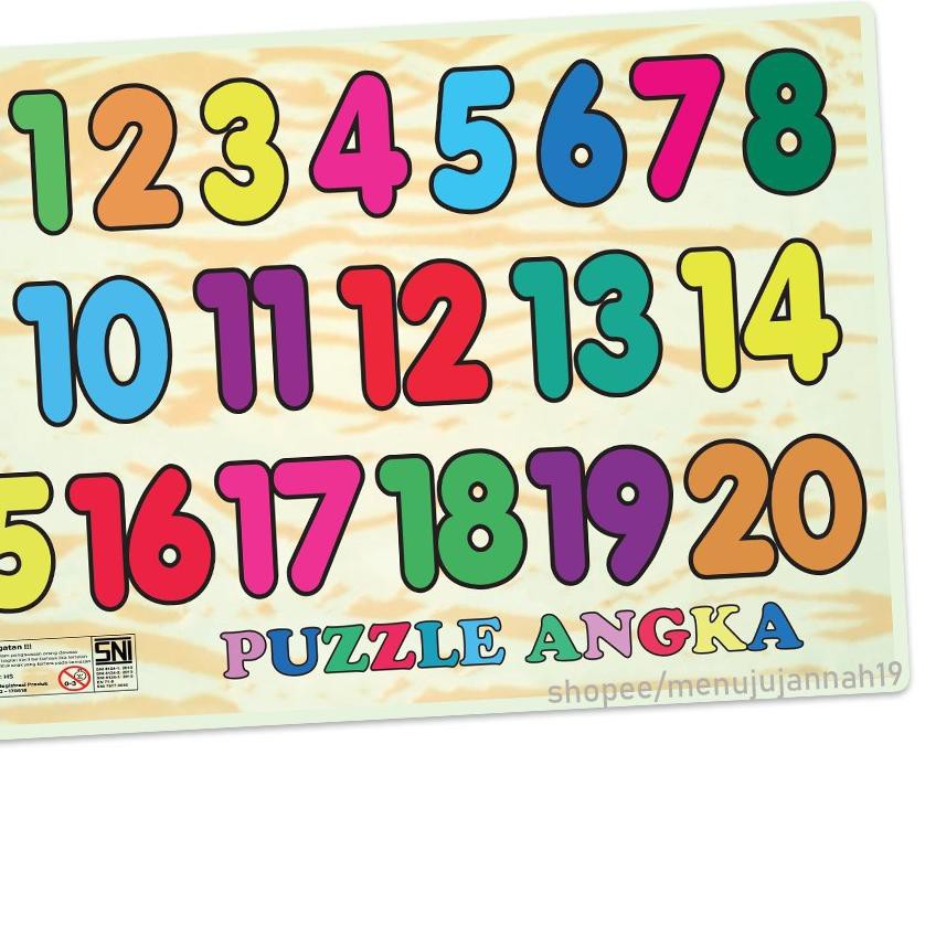 Best Seller!! (zqh-491) PUZZLE HURUF &amp; ANGKA ABJAD / ALFABET - Mainan  Edukasi Anak, Belajar Membaca | Shopee Indonesia