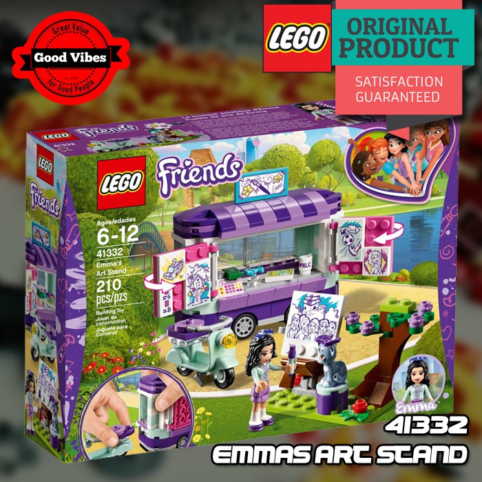 Jual Lego Original Friends 41332 Emmas Art Stand - Mainan Anak Perempuan Lego Cewek Lego Edukasi Kreatif | Shopee Indonesia